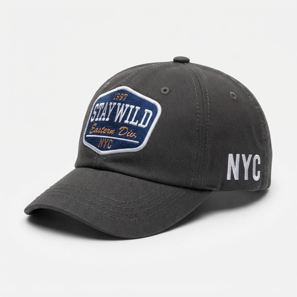Topi Baseball Caps Chinos Visor Pendek | Topi Casual | Polocap Visor Pendek (STAYWILD)