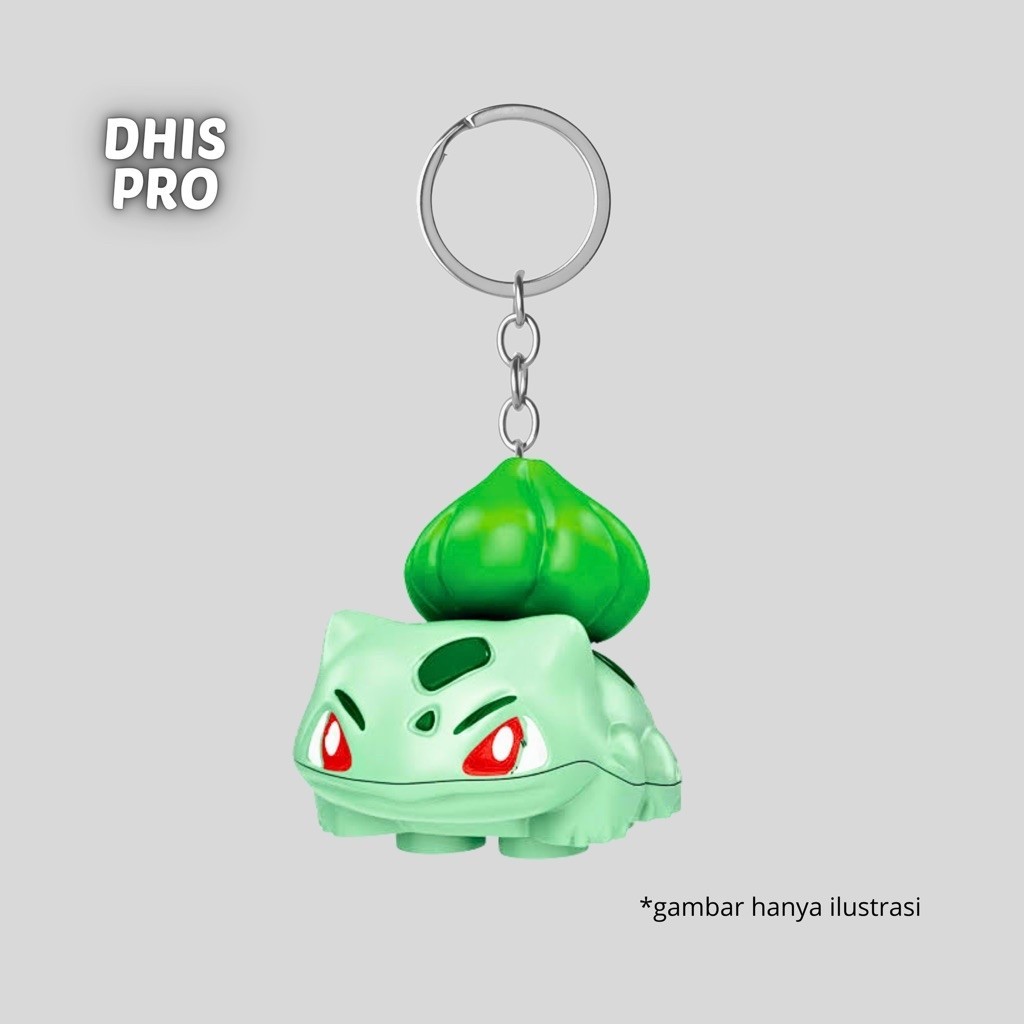 Dhis Project Gantungan Kunci Figure Bulbasaur Pokemon