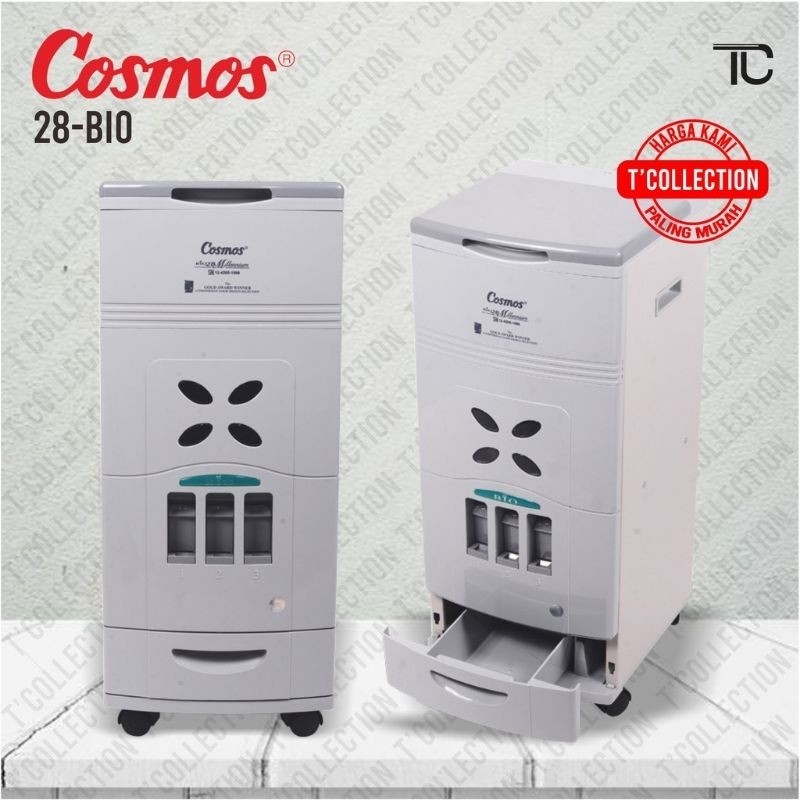 Cosmos Rice Box Dispenser Beras Roda 18 Kg