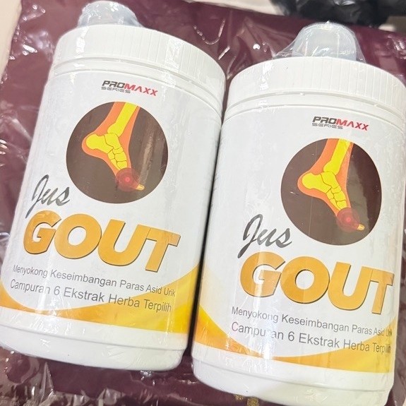 Jus Gout ProMaxX campuran 6 ekstrak herbal pilihan