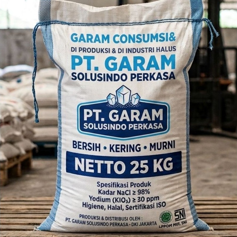 Garam Industri 25 kg Garam kasar