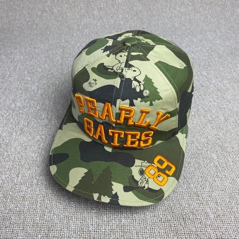Topi golf pearly gates x peanuts camo preloved second