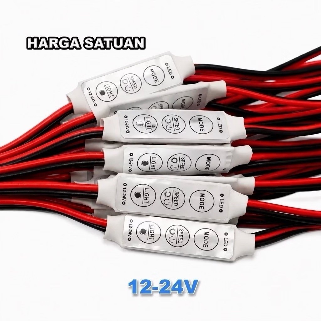 Modul dimmer modul kedip LED Dimmer Controller Modul 12-24V / LED Dimmer Strobo