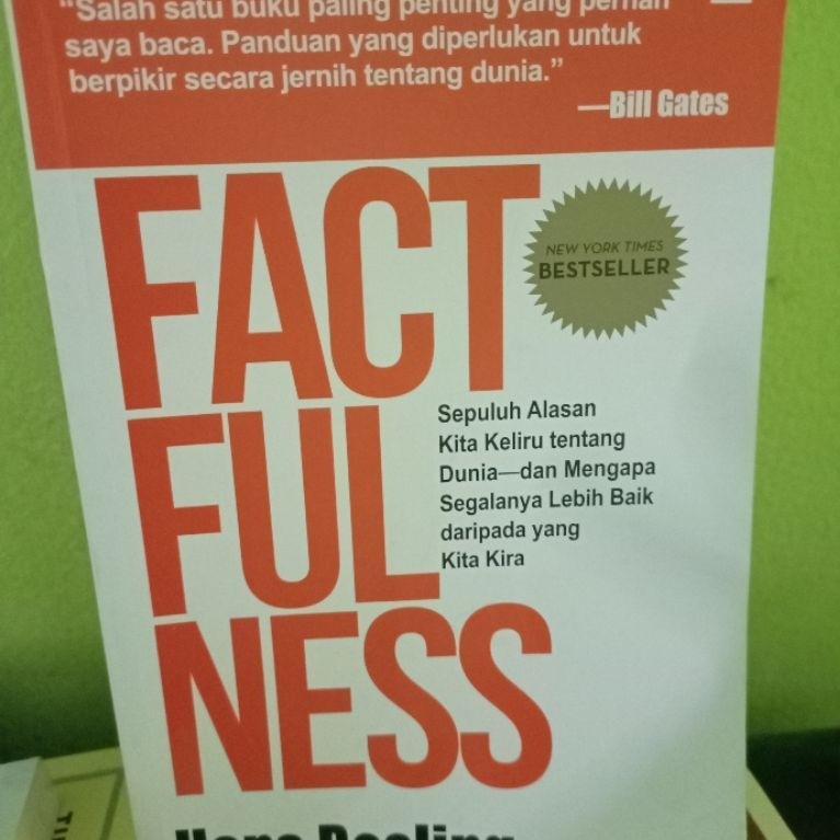 Buku Factfulness By Hans Rosling