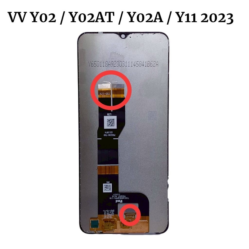 Konektor Lcd Vivo Y02 / Y02AT / Y11 2023 / Y65 / Y66 / V5 Lite / Y66i / Y31 2020 / Y51 2020 / Y51A /