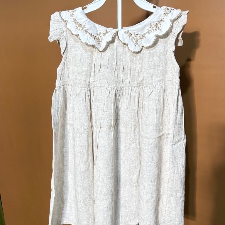 DBB Preloved Smocked Dress Ukuran 36 Bulan Baru Tidak Minus