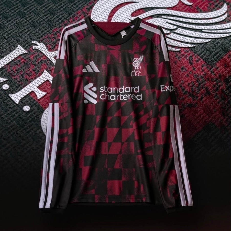 Liverpool Third 26/27 Longsleeve Stadium Jersey | Retro | Vintage Edition | Jersey Bola | Authentic 