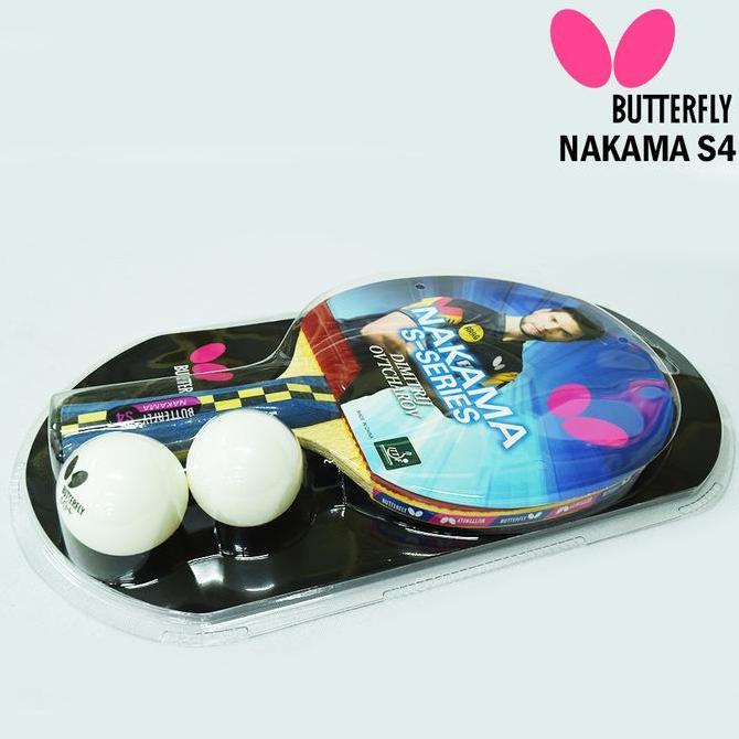 Ready Bet Pingpong Tenis Meja Raket Pingpong Tenis Meja Butterfly Nakama S4