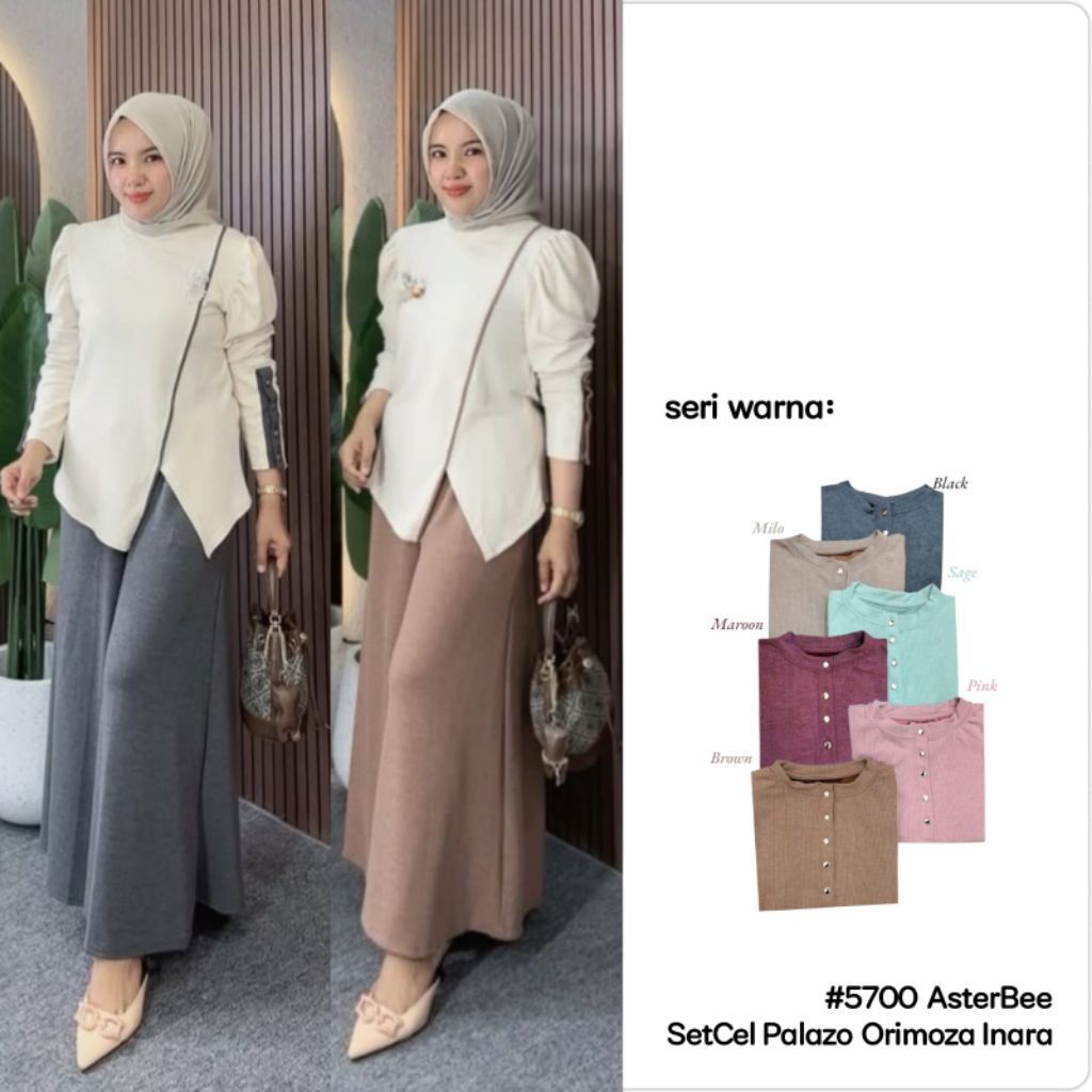 Setelan Celana Premium Cantik Murah SALE Terbaru Kekinian CLARKE ORI