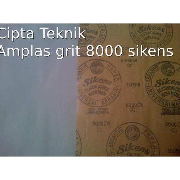 Moona- Amplas Grit 8000 Sikens Silicone Carbide Terproof Cc8000Cw