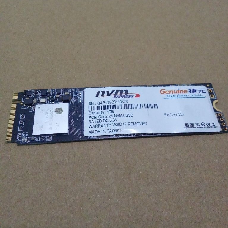 SSD NVMe Genuine 1Tb Copotan
