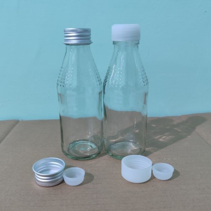 Botol kaca 150ml, botol hemaviton 150ml, botol madu