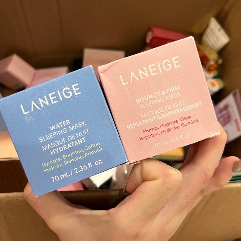 NEW ORIGINAL 100% LANEIGE SKINCARE Water Bank, Bouncy & Firm, Foaming Wash, Lip Glaze Treatment, Sun