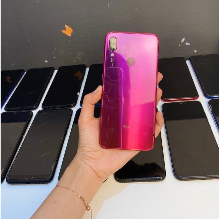 XIAOMI Redmi Note 7 Second Bekas Fullset Ori Mulus 4/64GB Fungsi Normal Warna MERAH