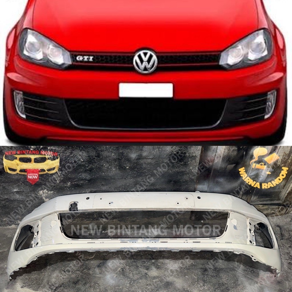 Bumper depan VW Golf Volkswagen Golf MK6 GTI 2010 2013 original