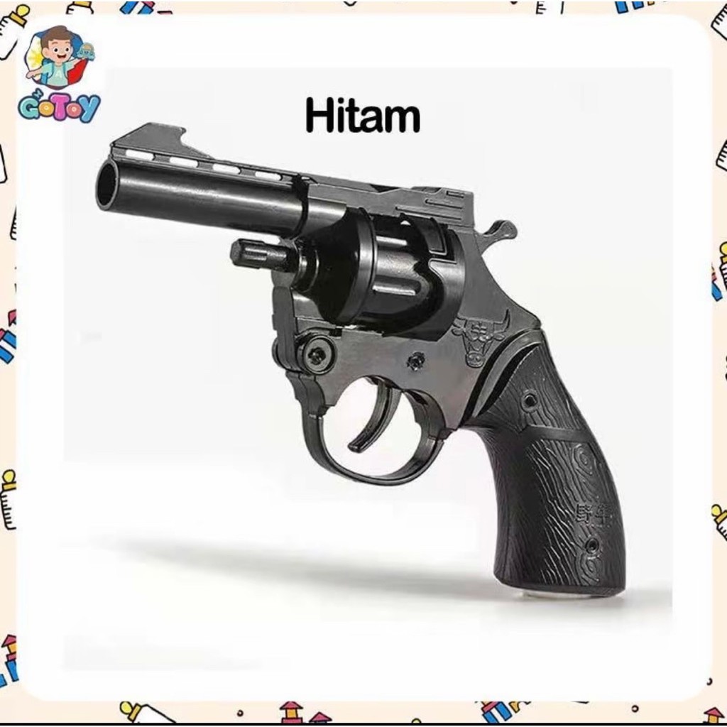 Mainan Pistol Doblis Hitam Doff Untuk Dewasa Anak