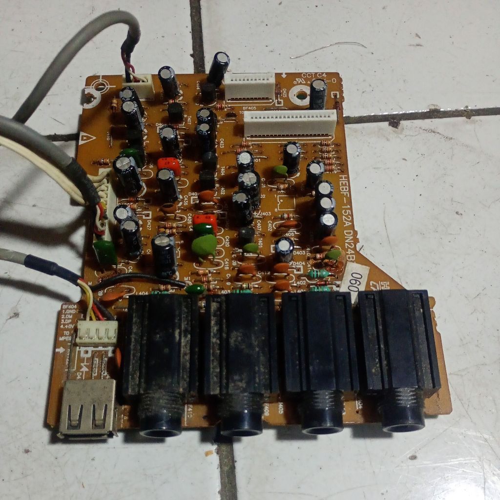 MODUL PREAMP MIC- GITAR  INPUT POLYTRON BB 3200 SEPERTI POTO DI ATAS