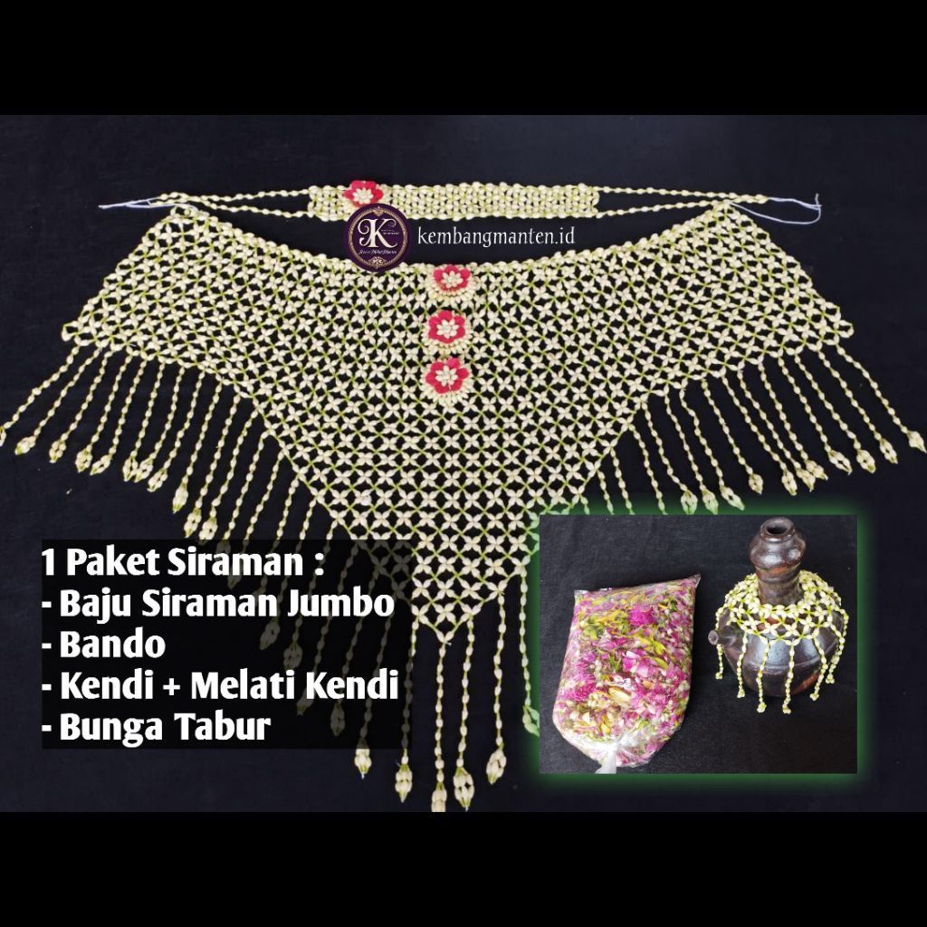 Ronce Melati Siraman - Ronce Bunga Melati Asli dan Segar