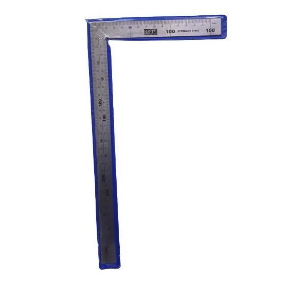 Penggaris Siku L tukang Stainless steel OPT Taiwan 30 x 15 cm / 50x25