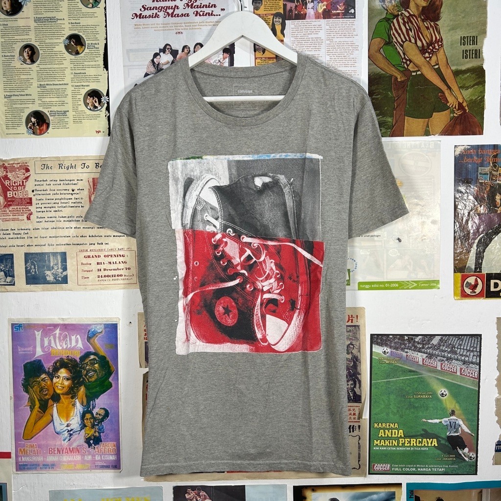 Kaos Tshirt Converse All Star Second Original