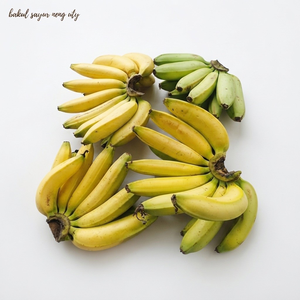 Pisang Ambon Lumut 1 sisir, Segar Dan Manis