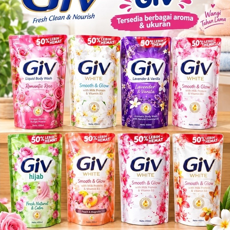 GIV SABUN MANDI CAIR / GIV CAIR / SABUN MANDI CAIR