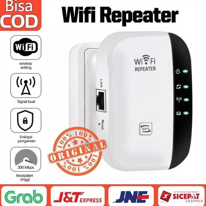 Terbaik WIFI RANGE EXTENDER WIRELESS REPEATER 300mbps Penguat Sinyal Wifi Internet Terimakasih