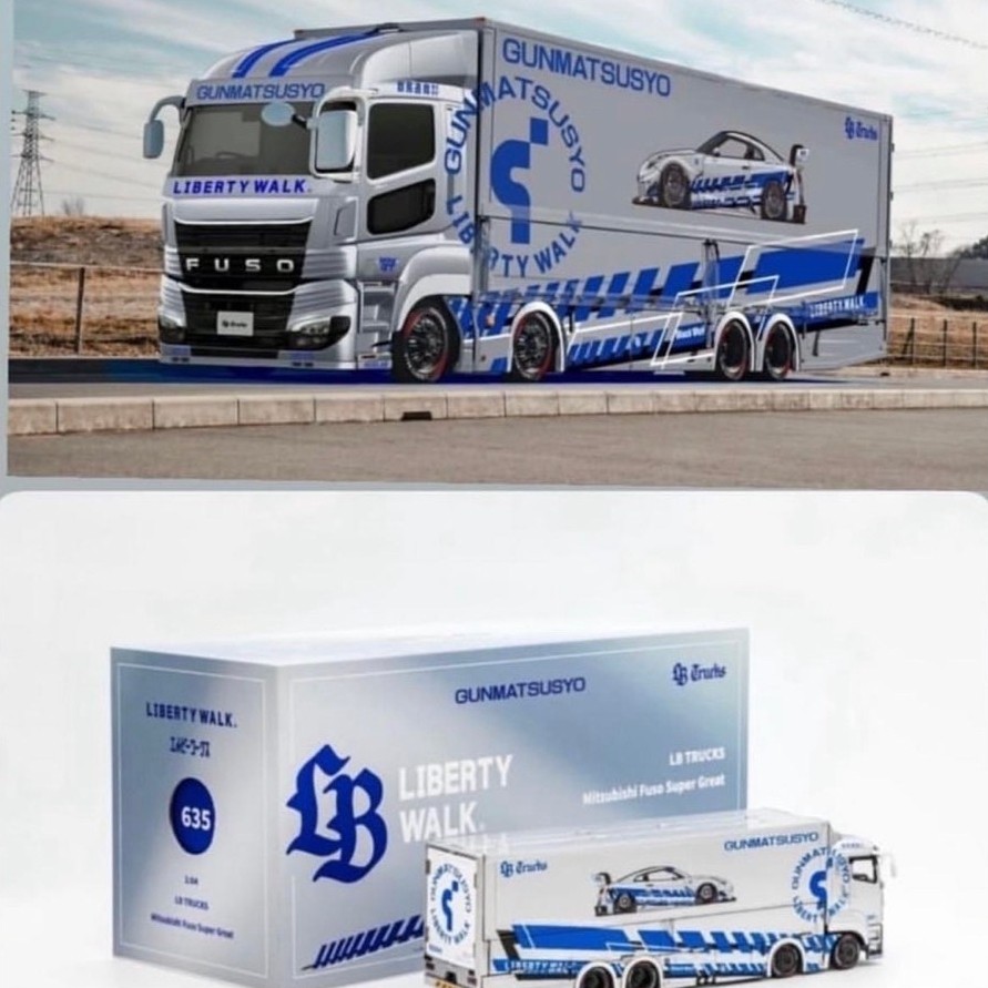 GCD LB TRUCK MITSUBISHI FUSO SILVER