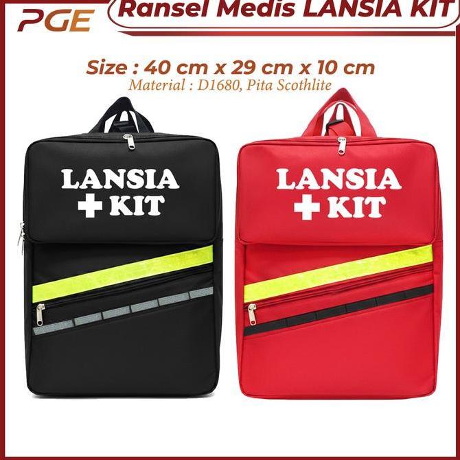 best seller] Ransel Medis Lansia Kit Bag Tas Perlengkapan Medis Emergency Kit Tas P3K SAR