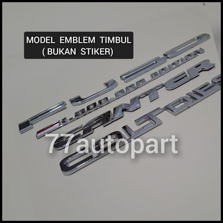 DISKON EMBLEM FUSO COLT DIESEL CANTER 1 JUTA EDITION HARGA SUDAH 4PC EMBLEM 