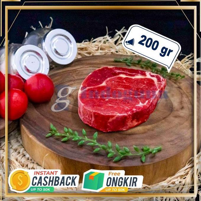 Butter- Nz Ribeye Grass Fed Cut Steak 200 Gr - Indoguna