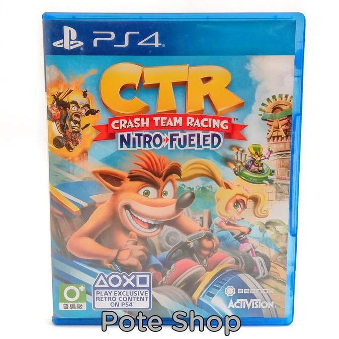 bd kaset ps4 CTR crash team racing nitro fueled PlayStation 4 ps4