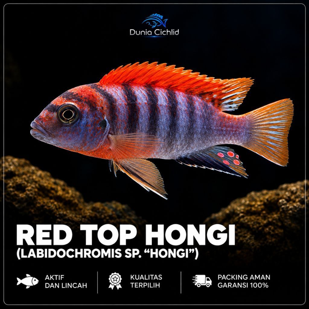 Red Top Hongi cichlid