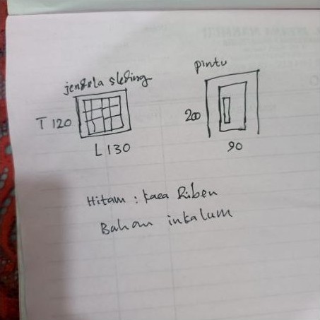 set kusen jendela alumunium custom free Peking kayu