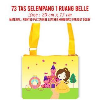 >>>>>] Princess Belle Dompet Mini Wallet Panjang Case Tas Selempang Pouch