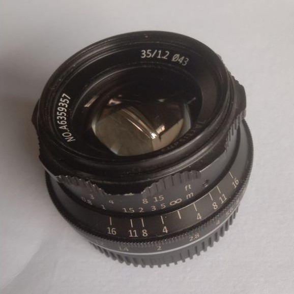 lensa 7artisan 35mm f1.2 mft lumix