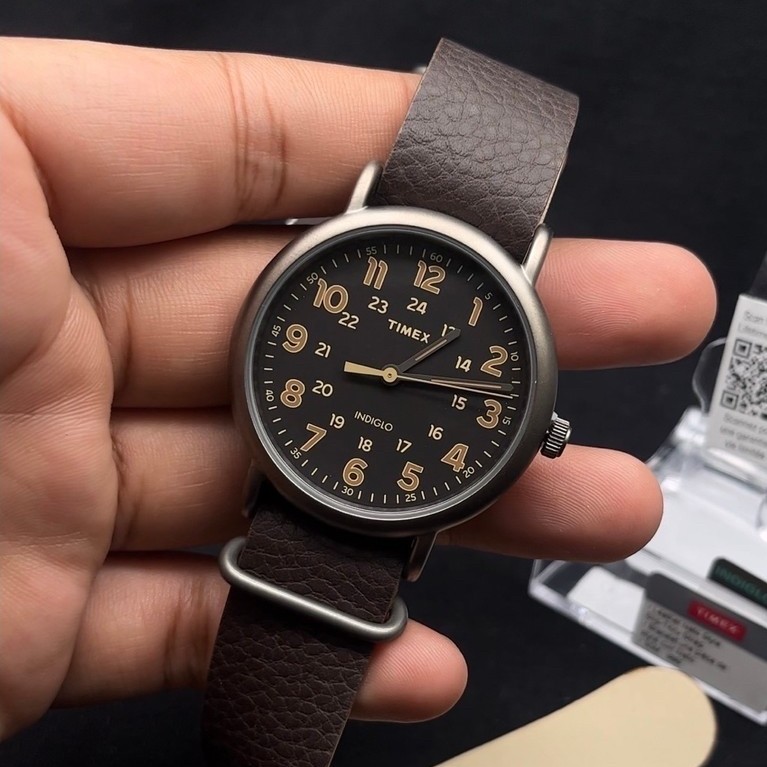 Timex Weekender TW2P85800 Leather Strsp