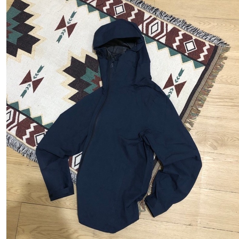 (HARGA NET / PAS) UNIQLO BLOCKTECH PARKA JAKET NAVY SIZE XL USED CONDITION / UNIQLO BLOCKTECH / UNIQ