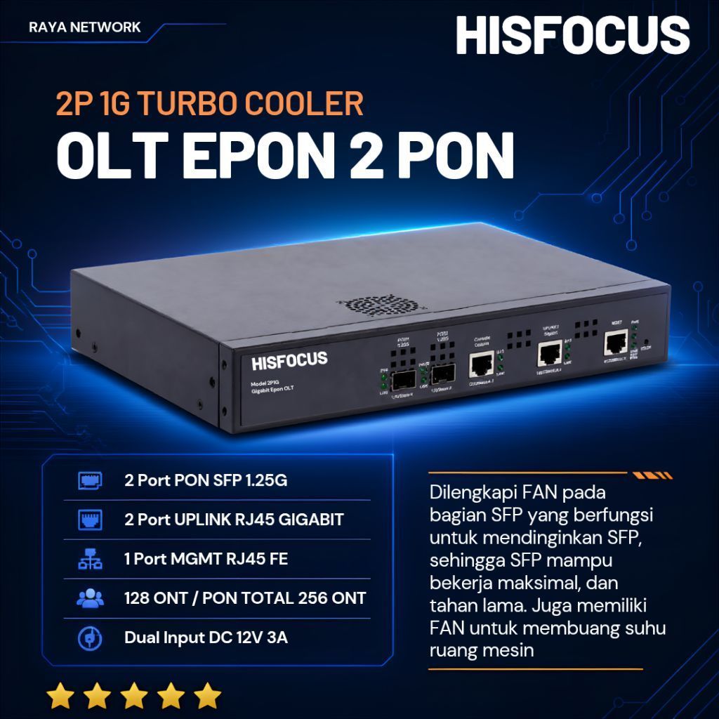 HISFOCUS 2P1G TURBO COOLER
