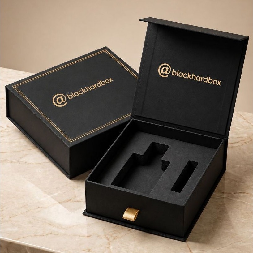 Hardbox packaging costum