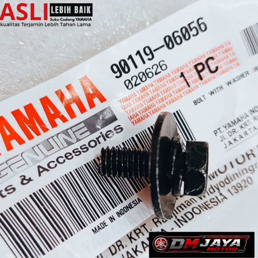 BAUT SPAKBOR BELAKANG KOLONG TENGAH RX KING RXK RXS ORIGINAL YAMAHA | 90119-06056