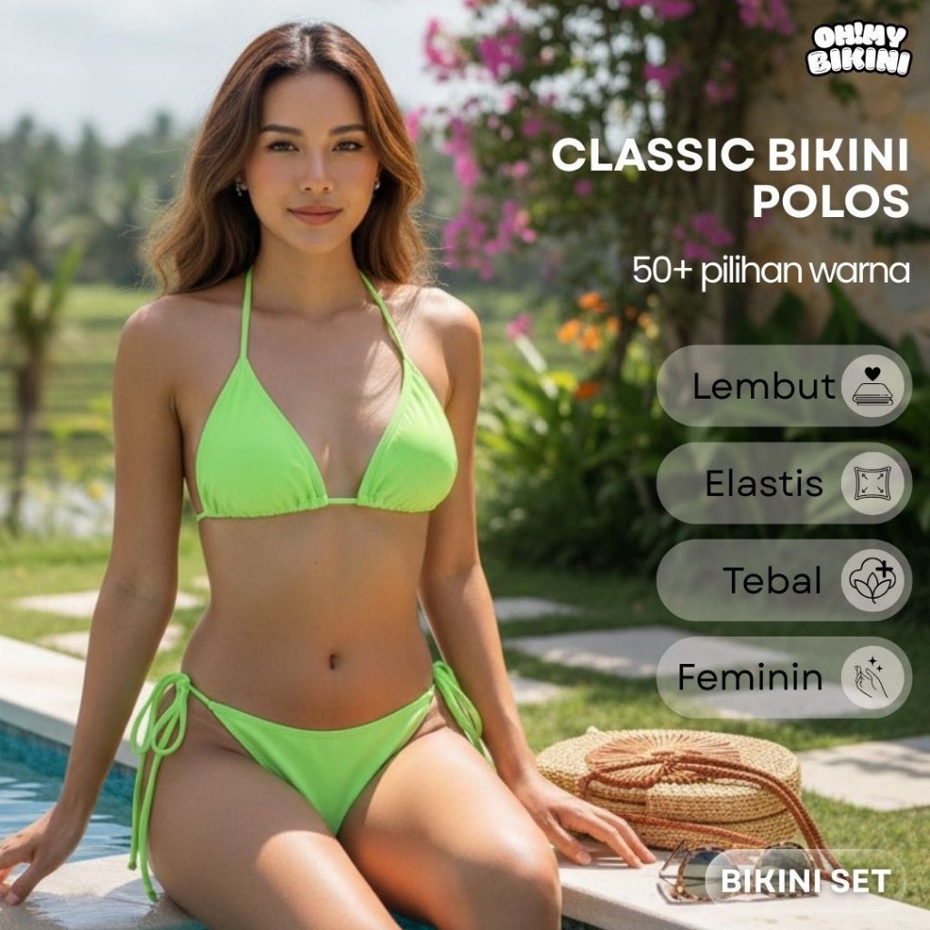COASTAL Bikini Set | Baju pantai | Murah | Bikini Lucu | Lulomar Studio