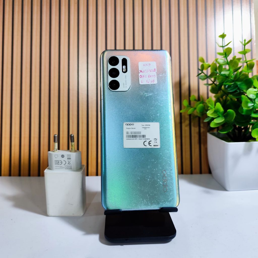 oppo Reno 6 8/128 Second no minus (unit only) Resmi indo