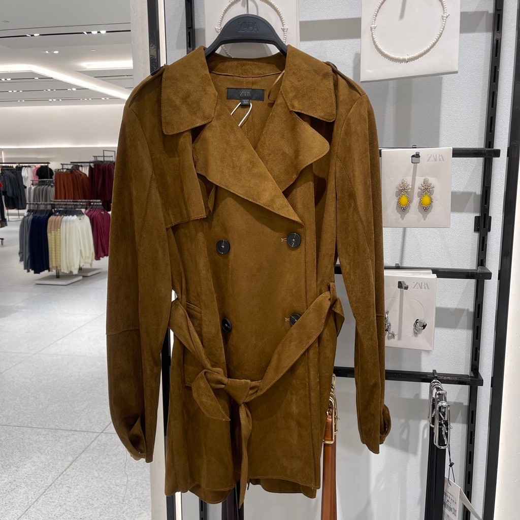 Coat Mantel Suede ZARA Women Jastip (jasa titip)