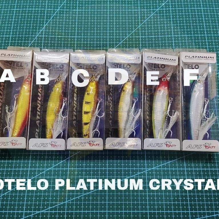 SOTELO PLATINUM CRYSTAL Z MINNOW 14g dan 18g