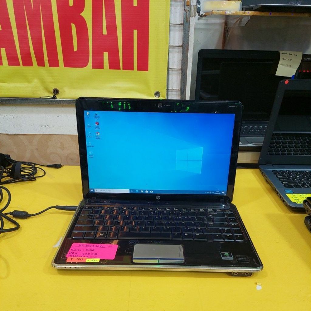 laptop hp pavilion dv3 core 2 duo cpu p7350 ram 3gb hdd 500gb nvidia geforce g 105m 1512