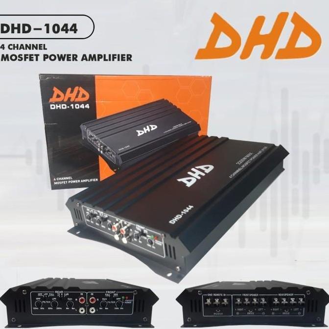 Power Amplifier Monoblock Mobil 4 Channel DHD