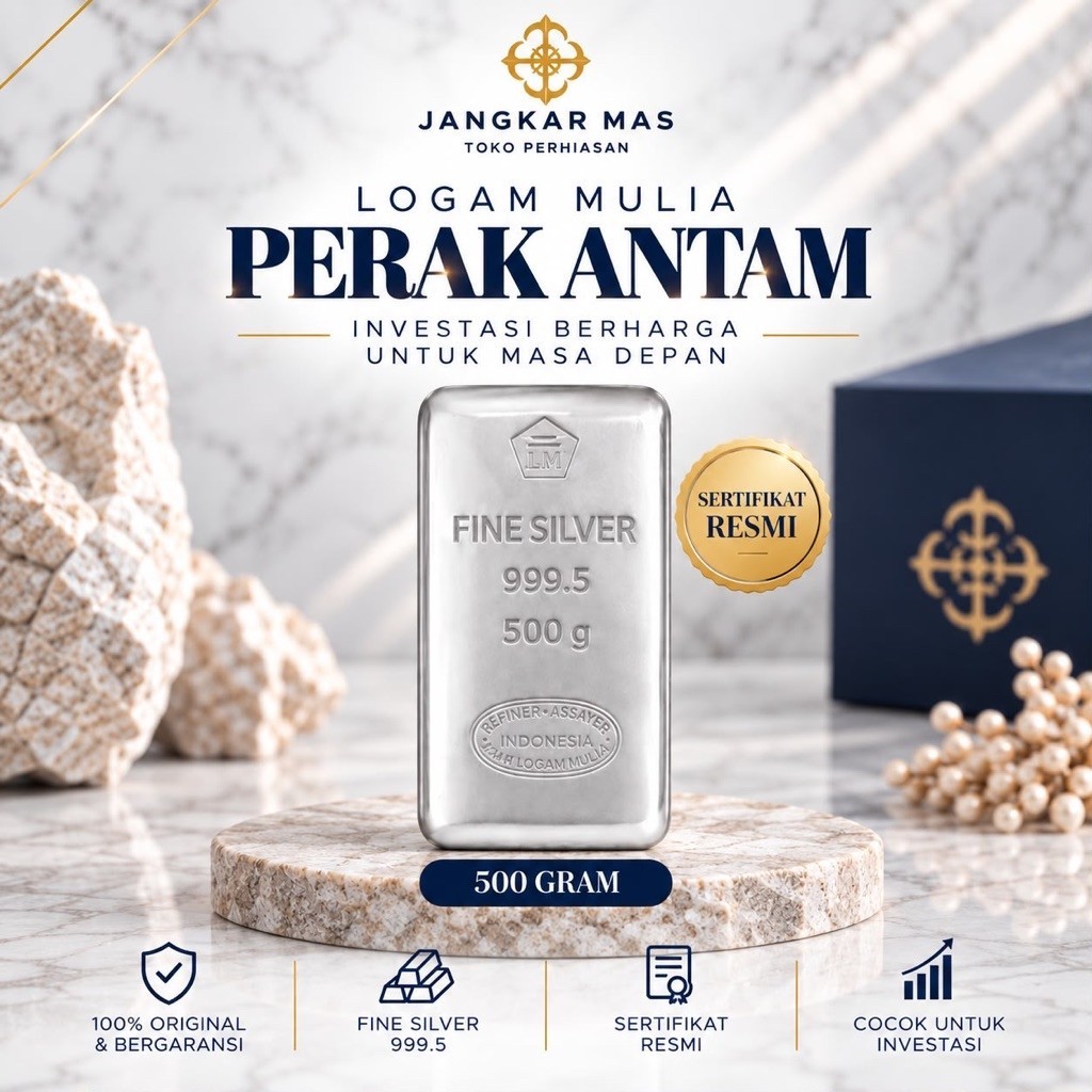 LOGAM MULIA PERAK 500GR
