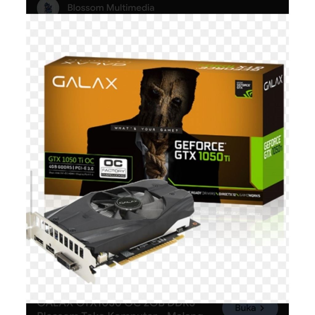 Gtx 1050 ti galax
