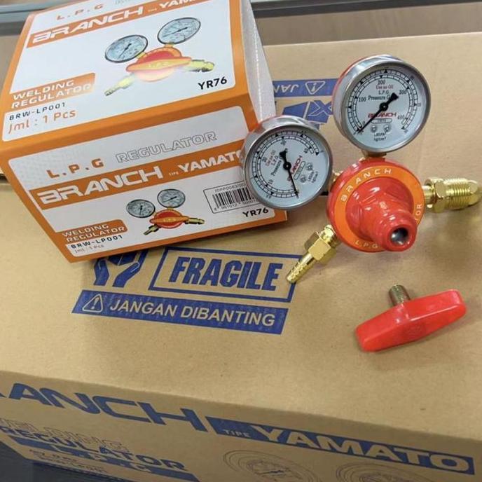 REGULATOR LAS LPG GAS TABUNG BESAR BRANCH REGULATOR PROPANE BLENDER